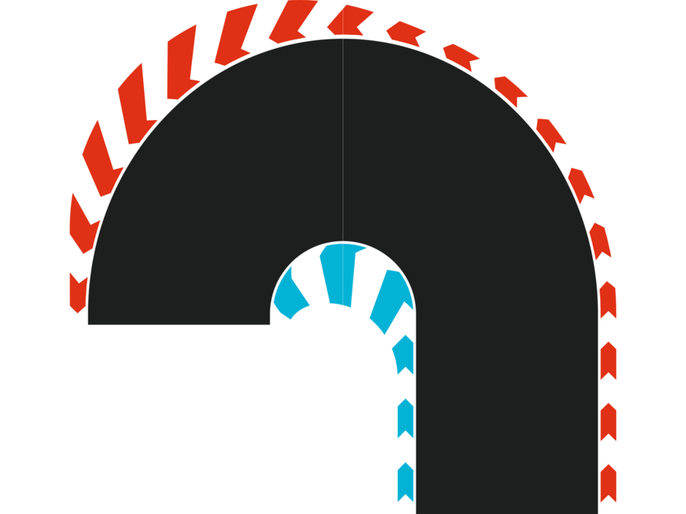 Carrera 50052005 Hairpin Curve 180° L/R Hybrid KI Gaming Rennaction