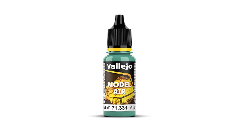 Vallejo 71331 Cockpit, Smaragdgrün, verblasst, 18 ml Model Air NEU