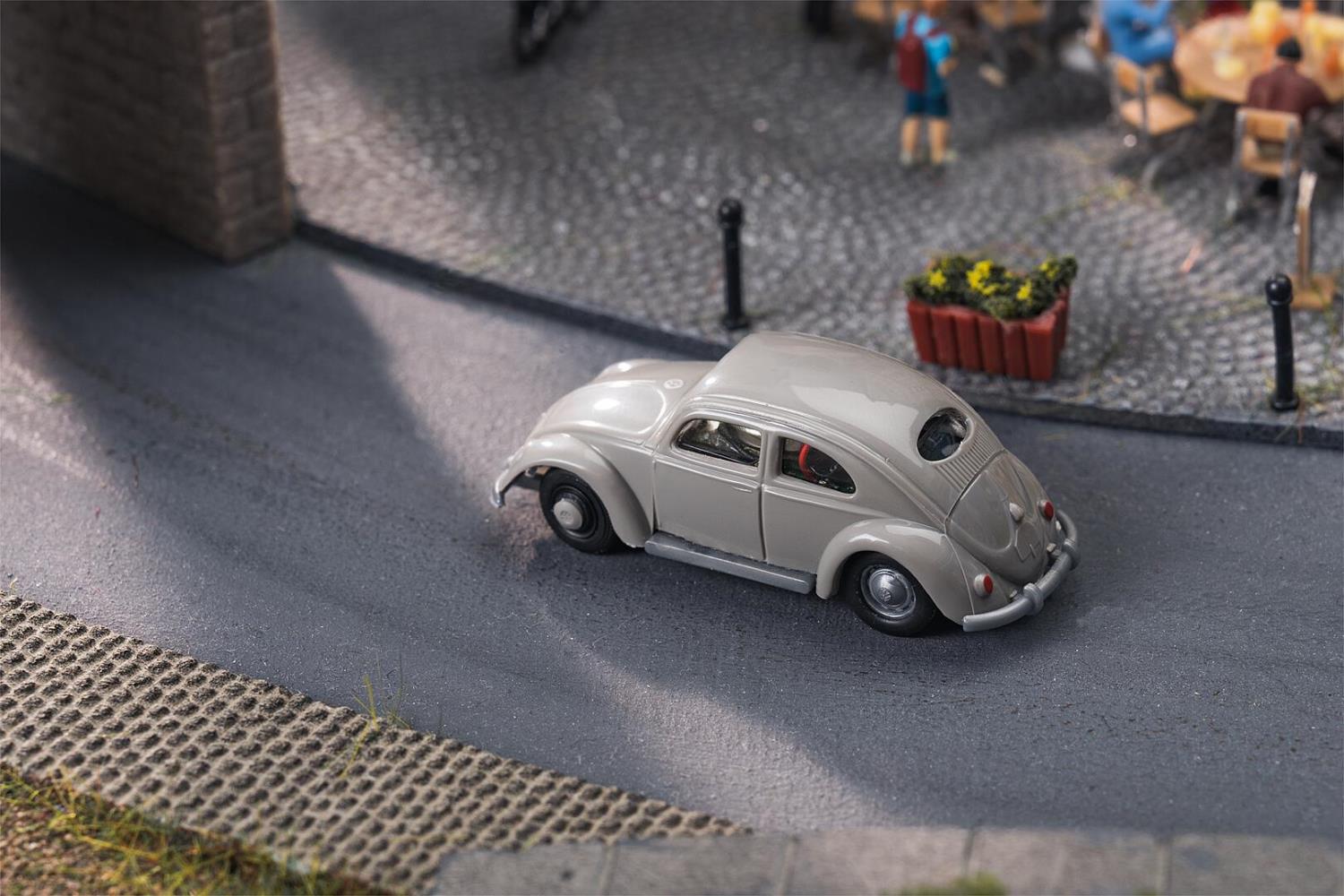 Faller 161444 Car System VW Käfer grau 1:87 Spur H0 Neu OVP