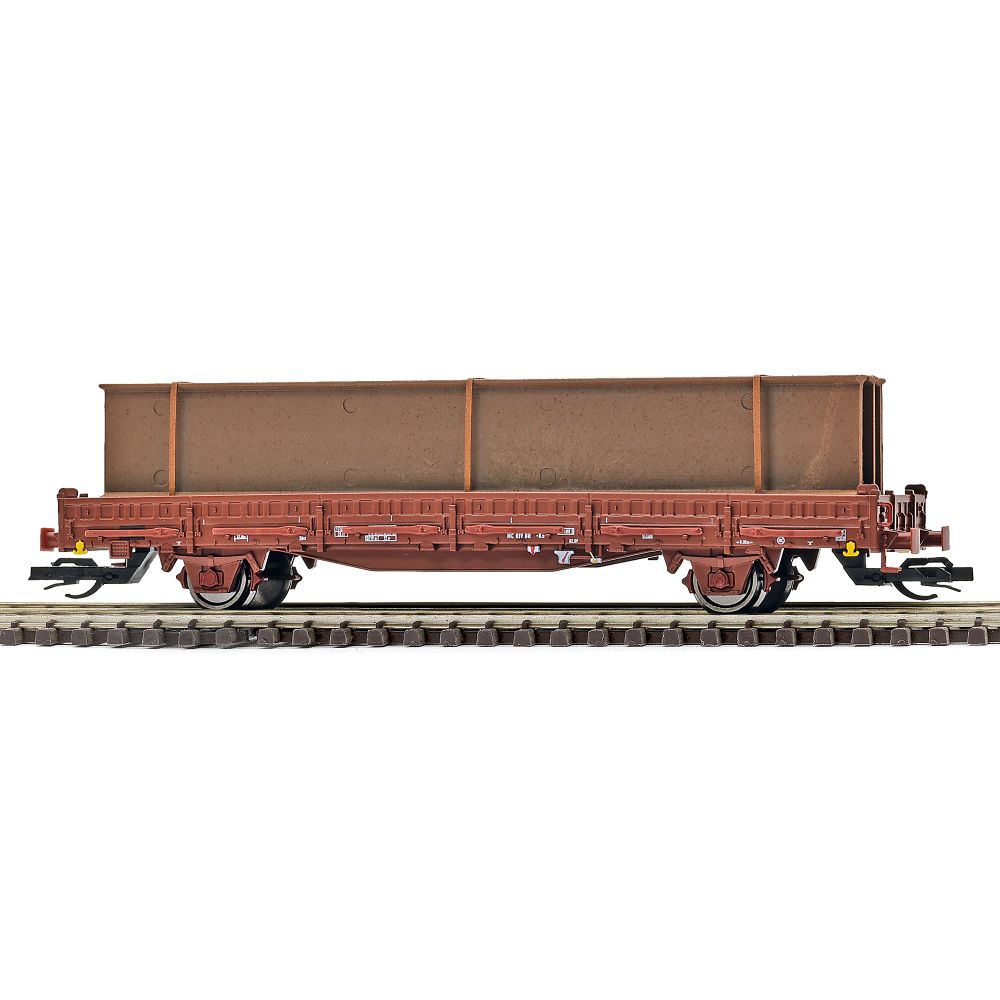 Busch 31520 Flachwagen mit Rungen Ks [3300] + Stahlträger Spur TT