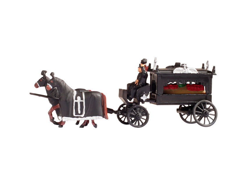 Noch 16714 Historischer Leichenwagen mit Figuren