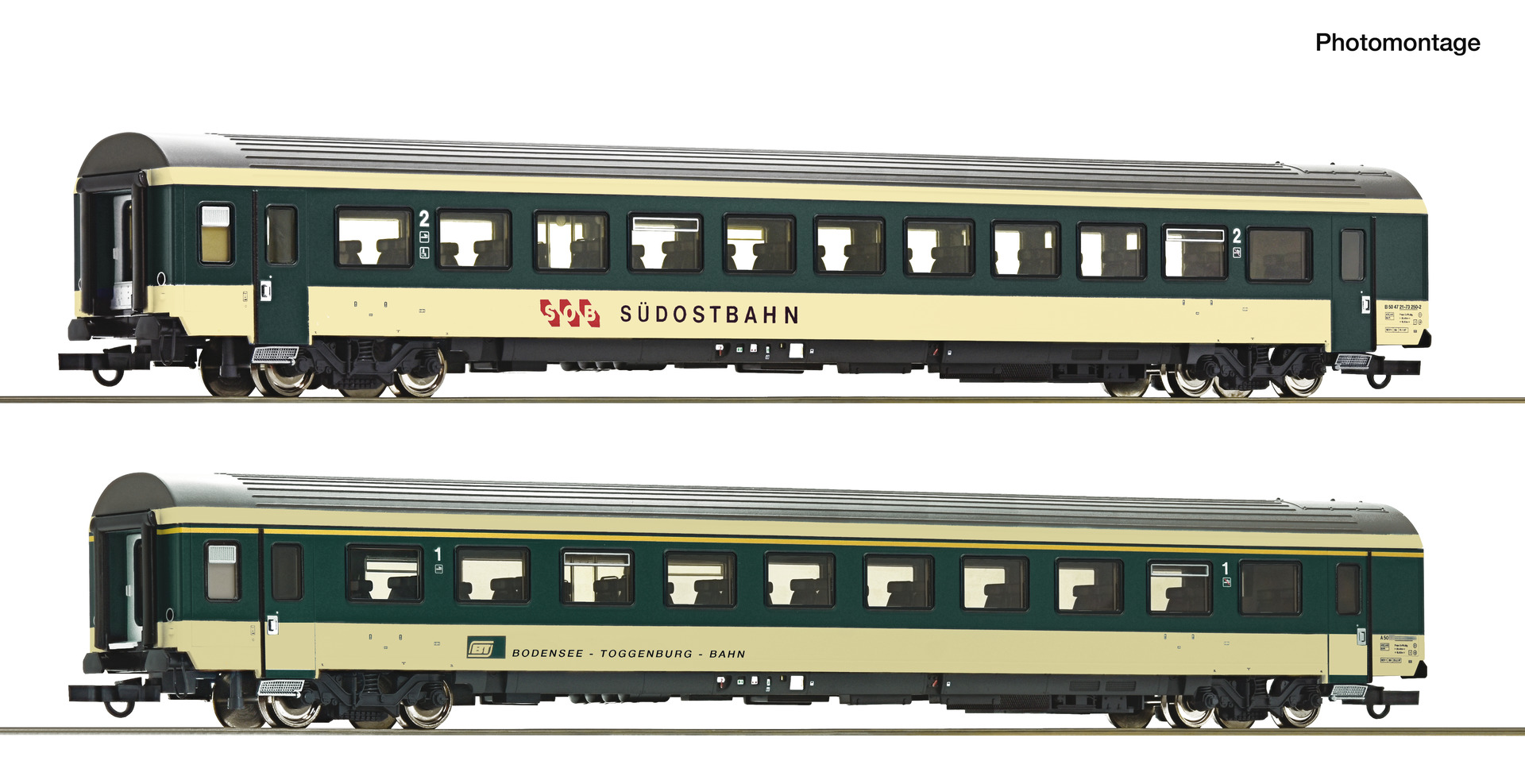 Roco 6200213 2-tlg. Set 2: Reisezugwagen „Voralpen-Express“