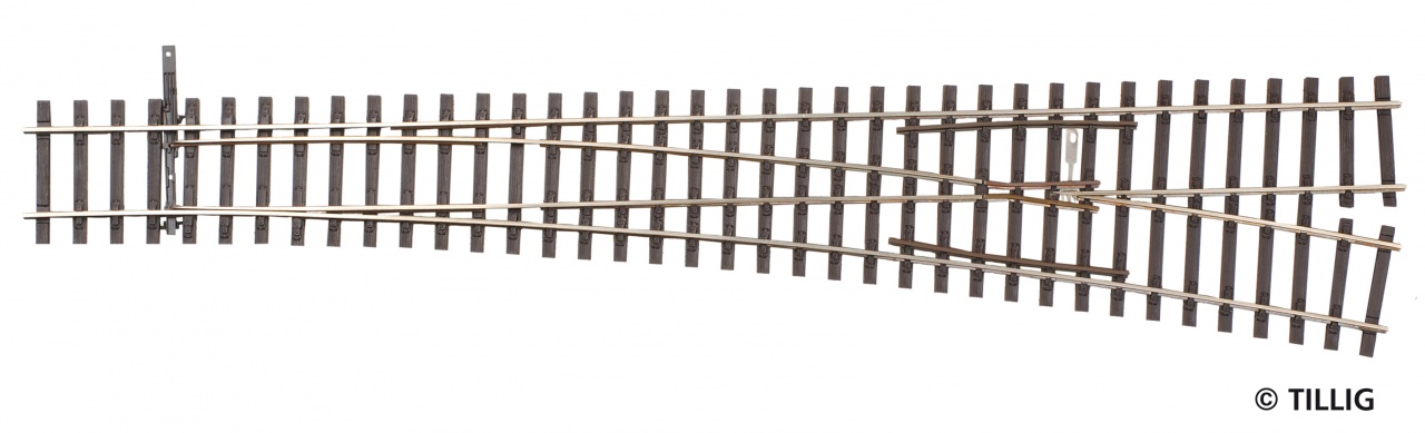 Tillig 85353 Weiche rechts 9°/12° 1:87 Spur H0 Neu OVP