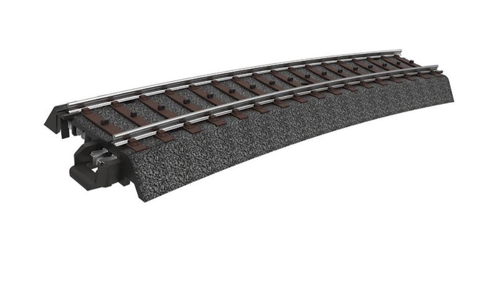 Märklin 24315 Gebogenes Gleis - R3 = 515 mm / 15° - Spur H0 - Neu