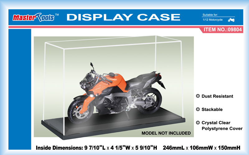Master Tools 09804 Display Case 246x106x150mm NEU OVP Vitrine
