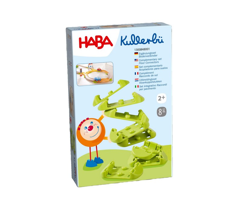HABA 1300848001 Kullerbü – Ergänzungsset 8 Bodenverbinder NEU OVP