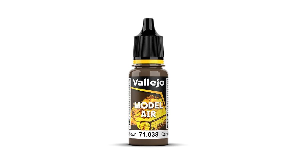 Vallejo 71038 Tarnfarbe, Mittelbraun, 18 ml Model Air NEU