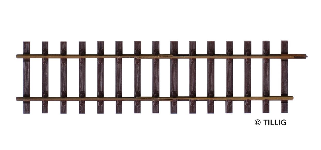 Tillig 85139 Modulausgleichsstück, Länge 114 mm - Spur H0 - Neu