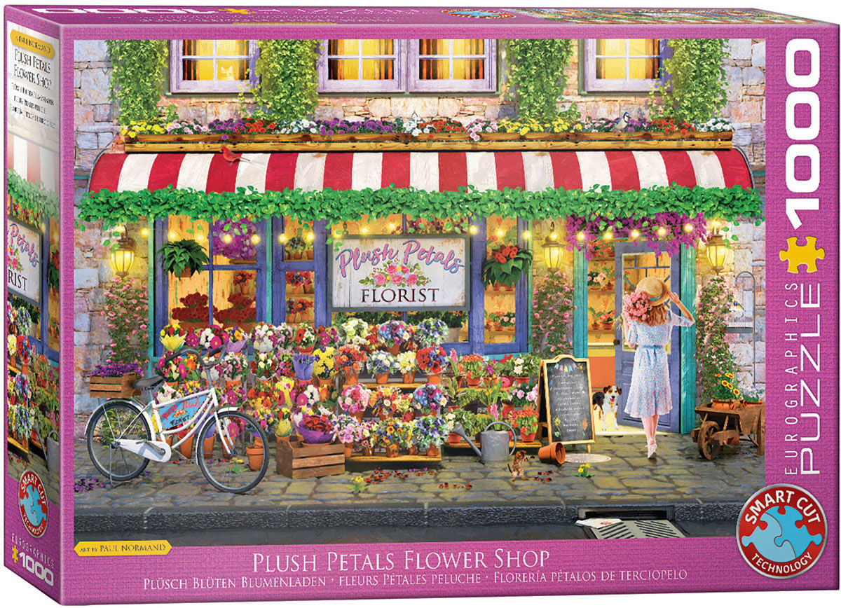 EUROGRAPHICS 6000-5518 Plüsch Blüten Blumenladen 1000 Teile Puzzle
