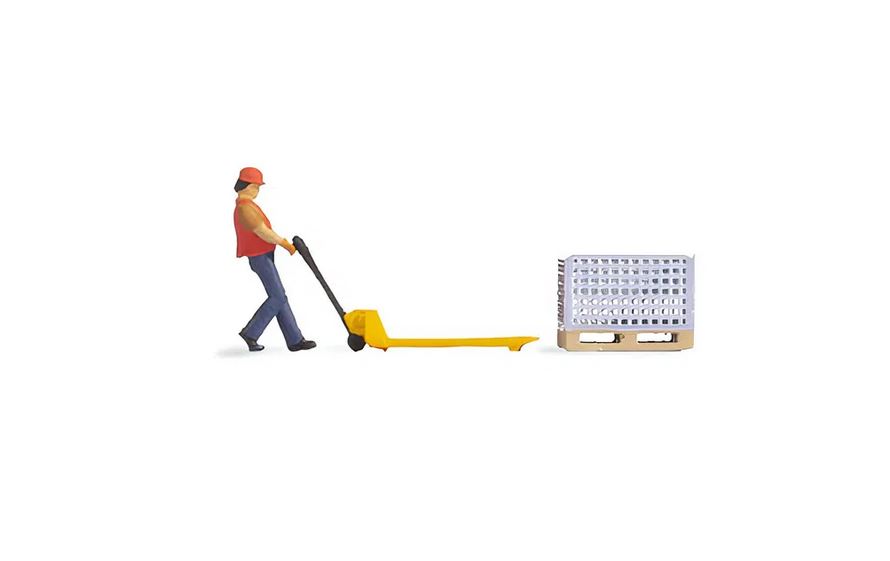 Noch 16525 Tiny-Scenes „Lagerarbeit” 1:87 Spur H0 Neu OVP