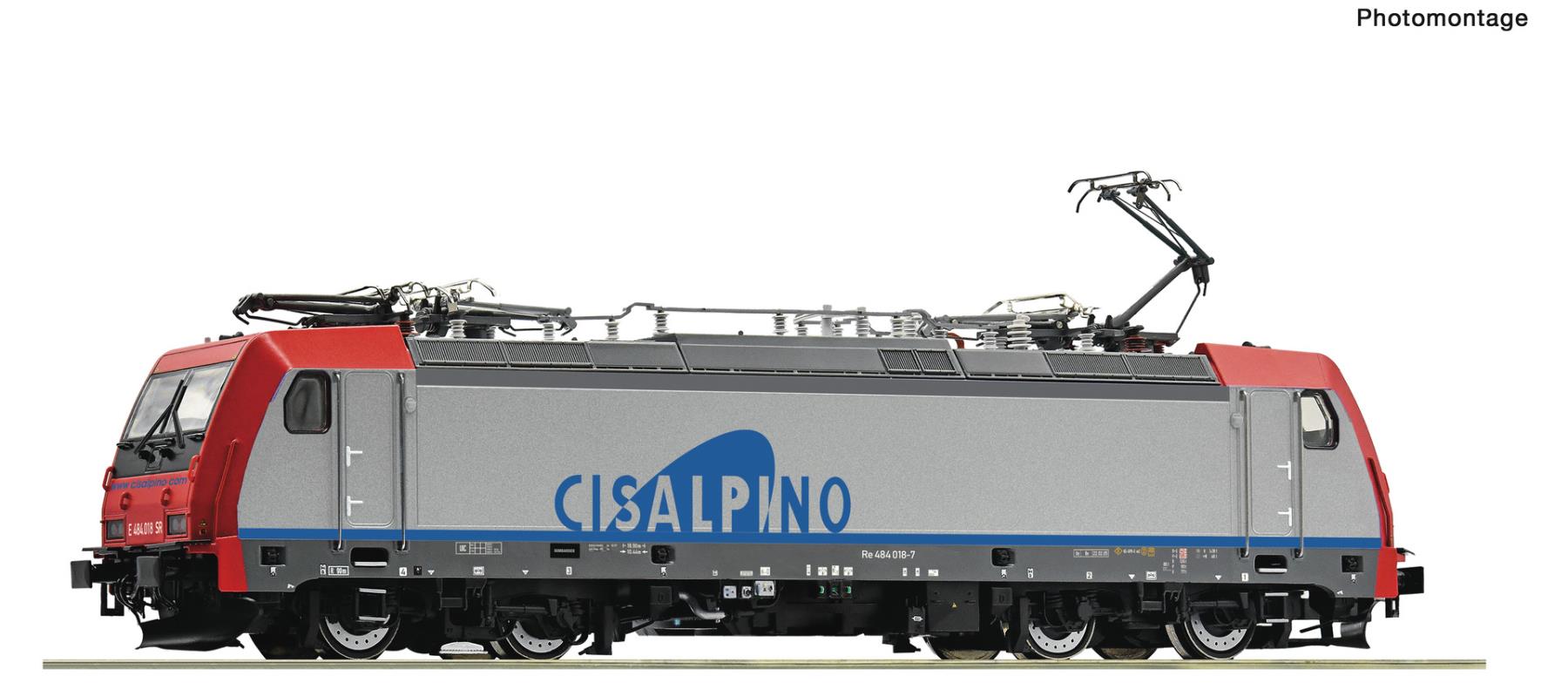 Roco 7510031 Elektrolokomotive Re 484 018-7 Cisalpino 1:87 Spur H0