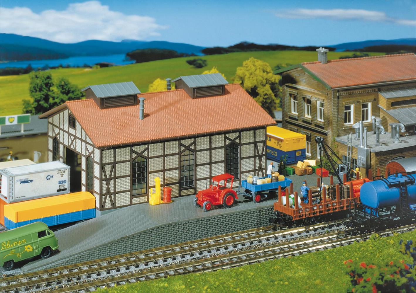 Faller 222179 Verladerampe mit Kran 1:160 Spur N Bausatz Neu OVP