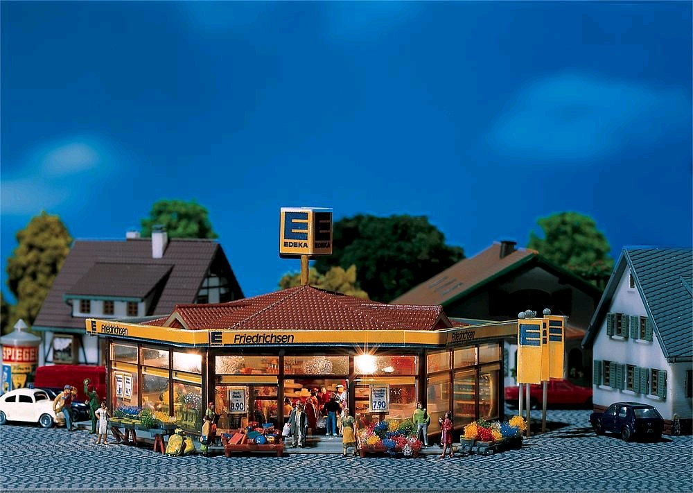 Faller 232205 Edeka-Markt Friedrichsen 1:160 Spur N Neu OVP