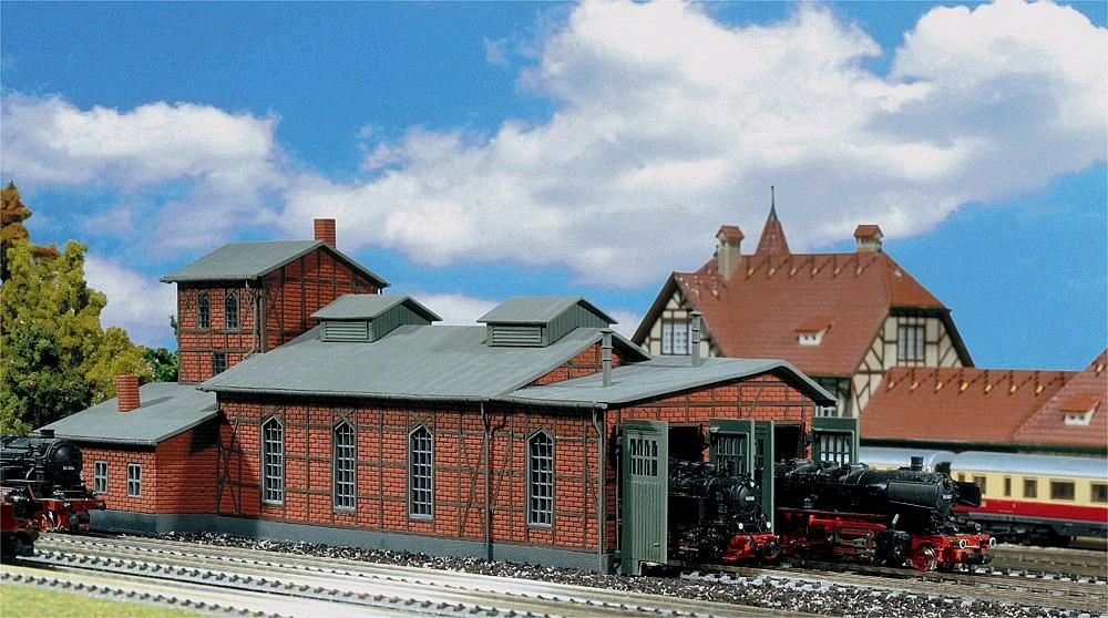 Faller 222136 Lokschuppen 2 ständig 1:160 Spur N Neu OVP