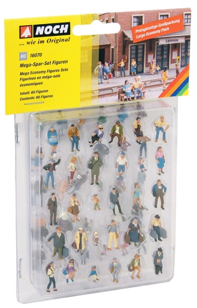 Noch 16070 Mega Spar-Set Figuren Spur H0 NEU OVP