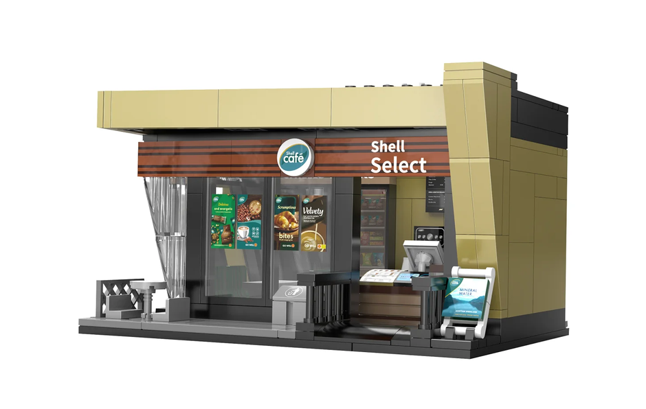 CaDA C66033W Shell Select Café 1:30 Bausatz NEU OVP Bricks