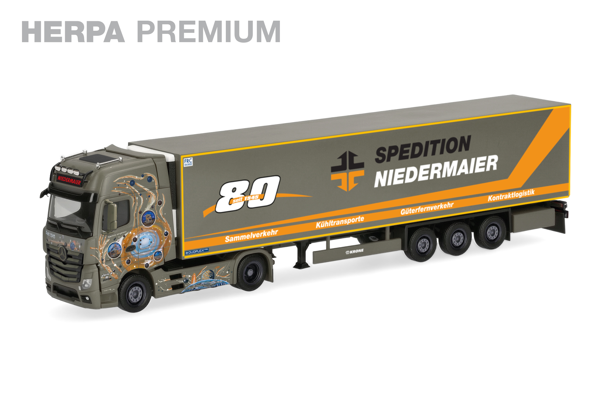 Herpa 952040 MB A 18 L GS Sz Niedermaier 80