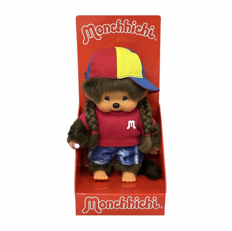 Monchhichi 205240 Plüschfigur City Girl 20 cm Stoff NEU