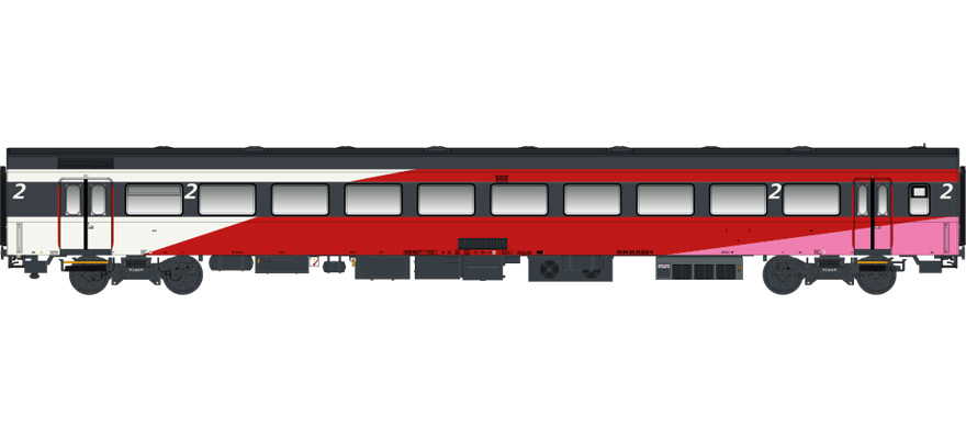 LS Models 44068 Personenwagen ICRm 2.Kl. B NS Ep.V 1:87 Spur H0 DC