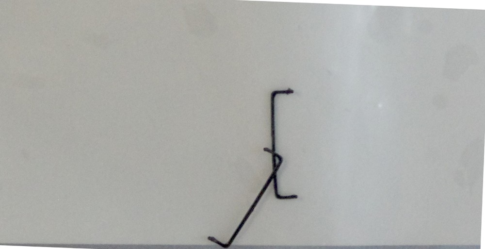 Brawa 0010781.00 Griffstange Ecke 1 Stück