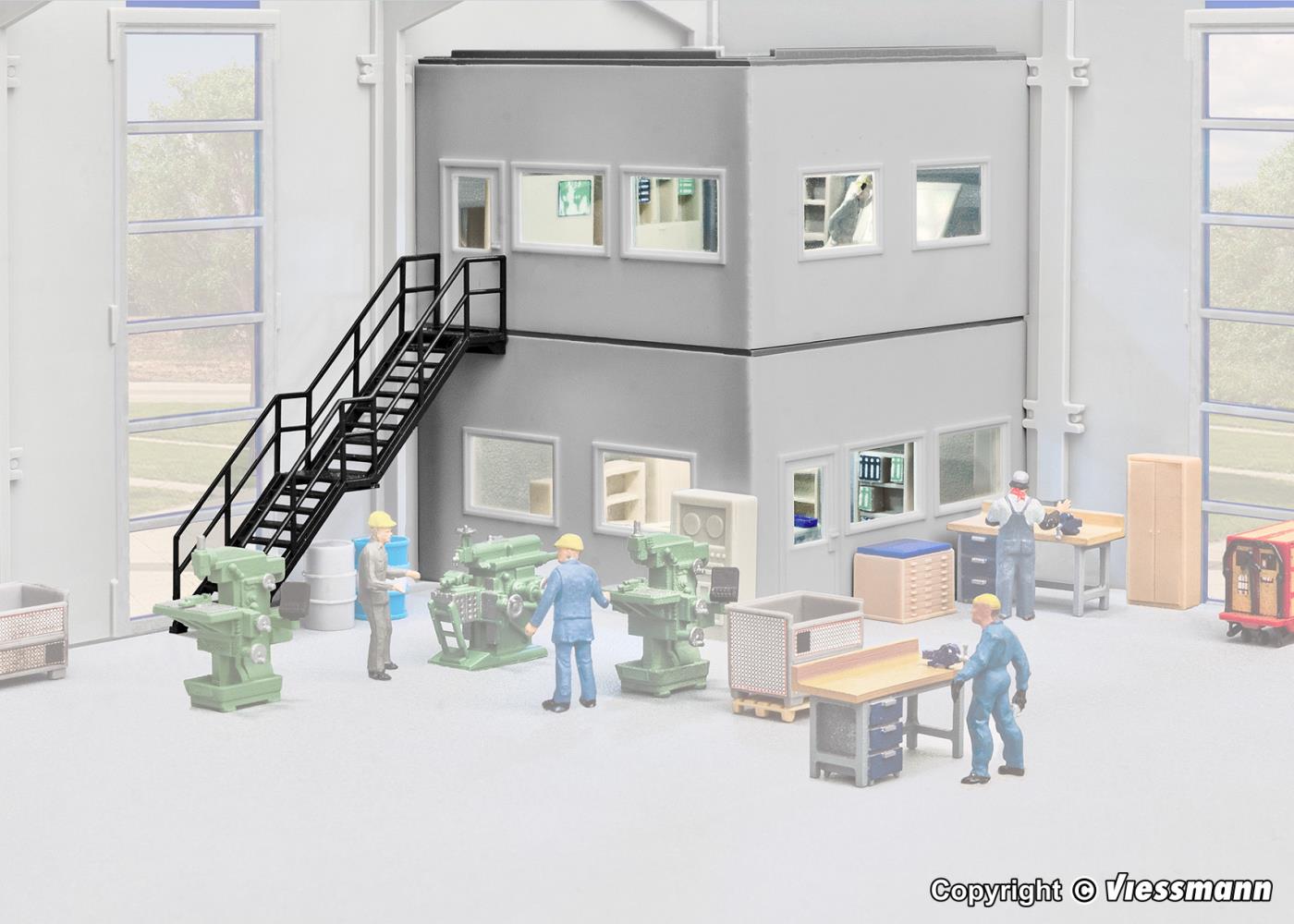 Kibri 39255 Bürobereich für Industriehallen 1:87 Spur H0 Bausatz