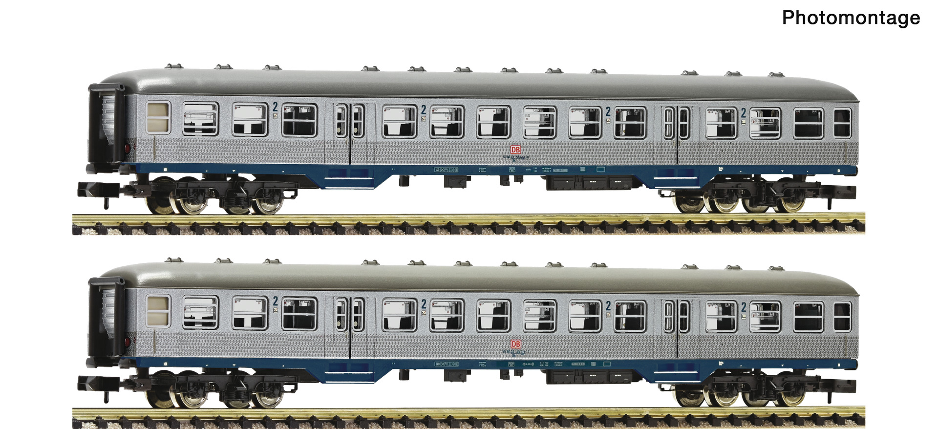 Fleischmann 6260091 2-tlg. Set 2: Nahverkehrswagen