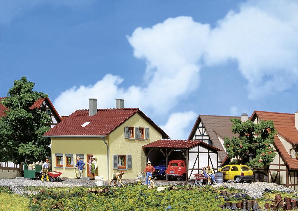 Faller 131503 Siedlerhaus mit Anbau 1:87 Spur H0 Bausatz Neu OVP