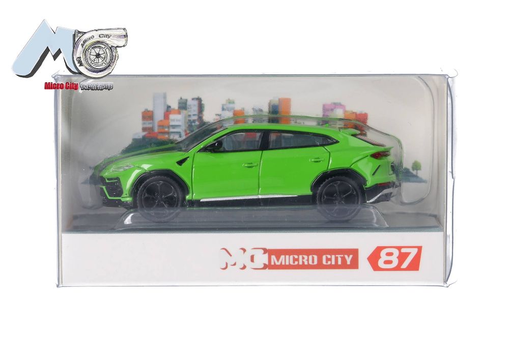 Herpa 87MC000109 MicroCity: Lamborghini Urus grün 1:87 Spur H0 NEU OVP
