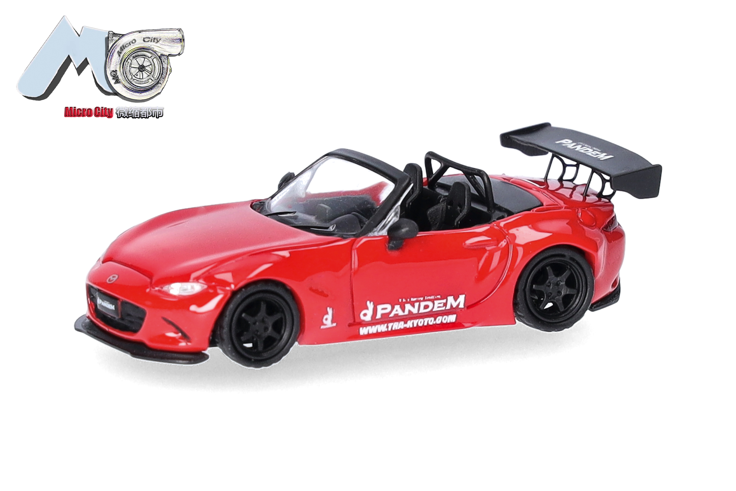 Herpa 87MC000142 Mazda MX-5 Rocket Bunny, rot