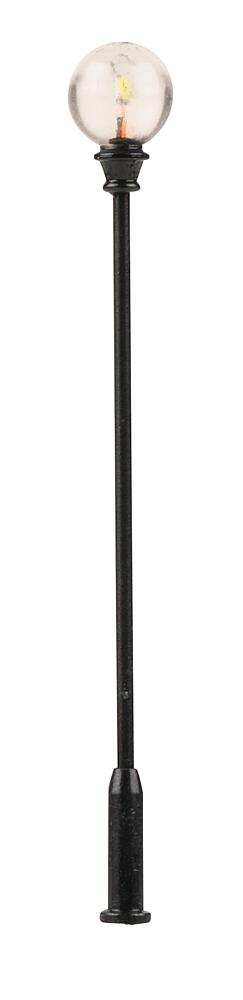Faller 180104 LED-Parklaternen, Kugel-Aufsatzleuchte, 3 Stück - Neu