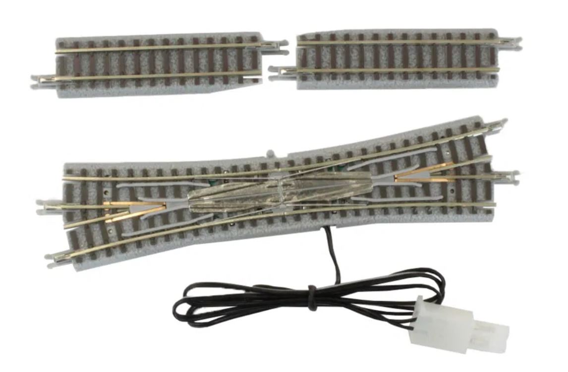 Rokuhan R035 E-Doppelkreuzweiche 13°112,8 mm 1:220 Spur Z Neu
