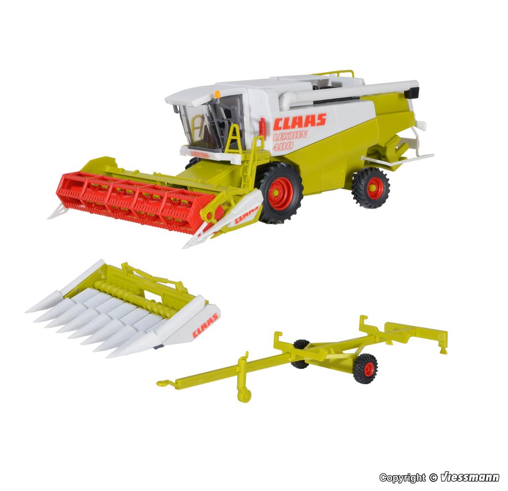 Kibri 12263 CLAAS Mähdrescher m. Schneid- und Maisgebiss 1:87