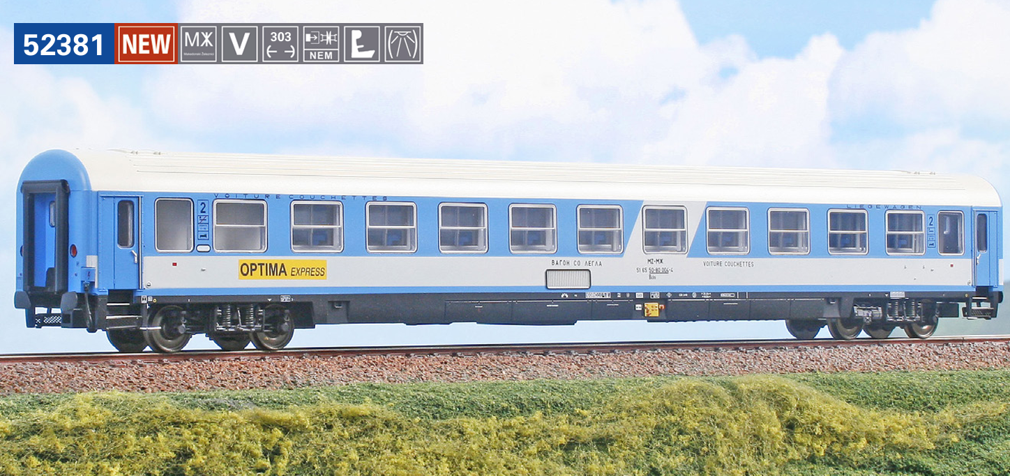 ACME 52831 Liegewagen Typ Z2 Optima Express 1:87 Spur H0 DC