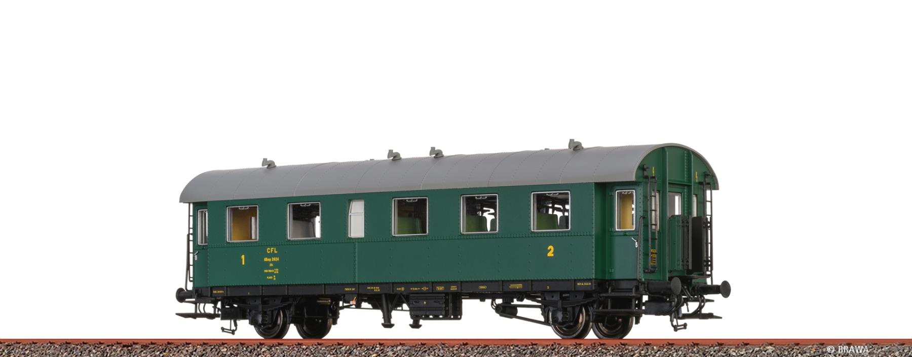 Brawa 46762 Einheits-Durchgangswgn AB2mp CFL 1:87 Spur H0 DC