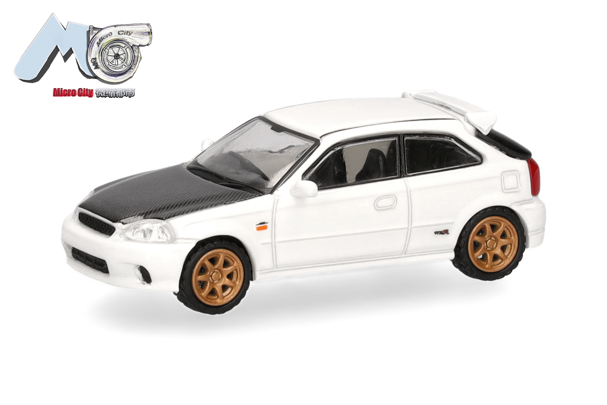 Herpa 87MC000156 Honda Civic Type R (EK9), weiß