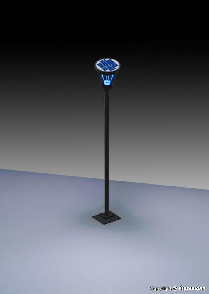 Viessmann 6163 Solarlampe modern LED weiß 1:87 Spur H0 Neu OVP