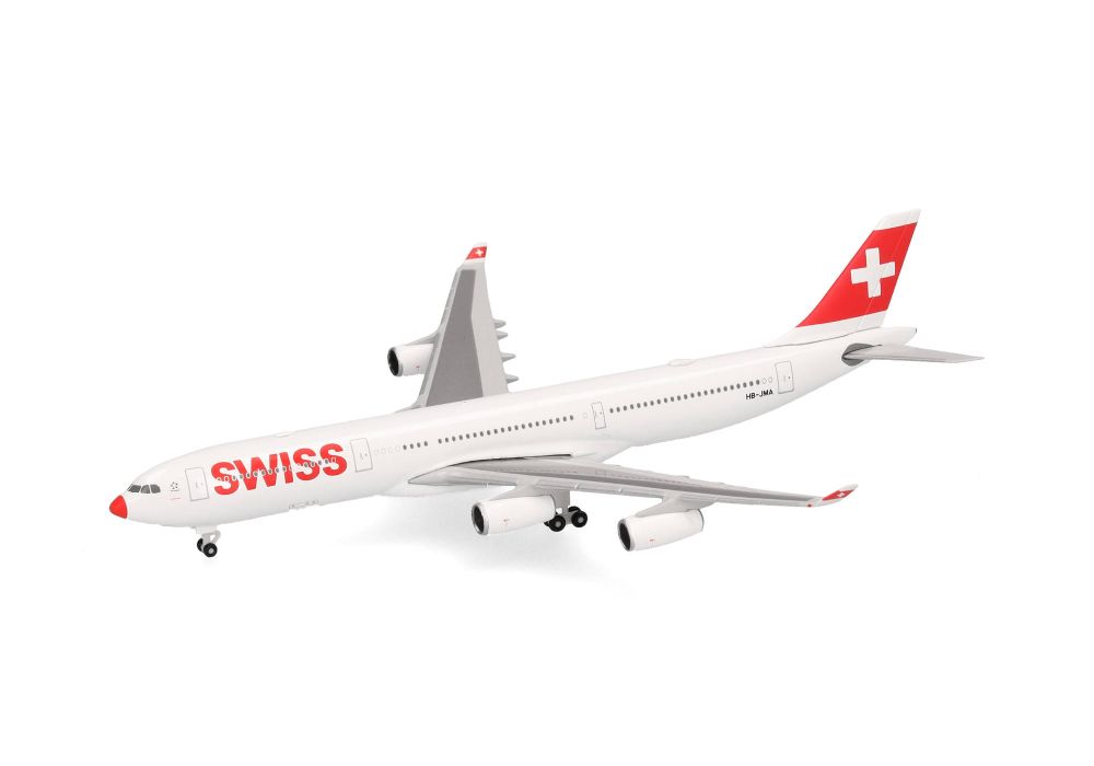 Herpa 538183 Swiss International Air Lines Airbus A340-300 1:500