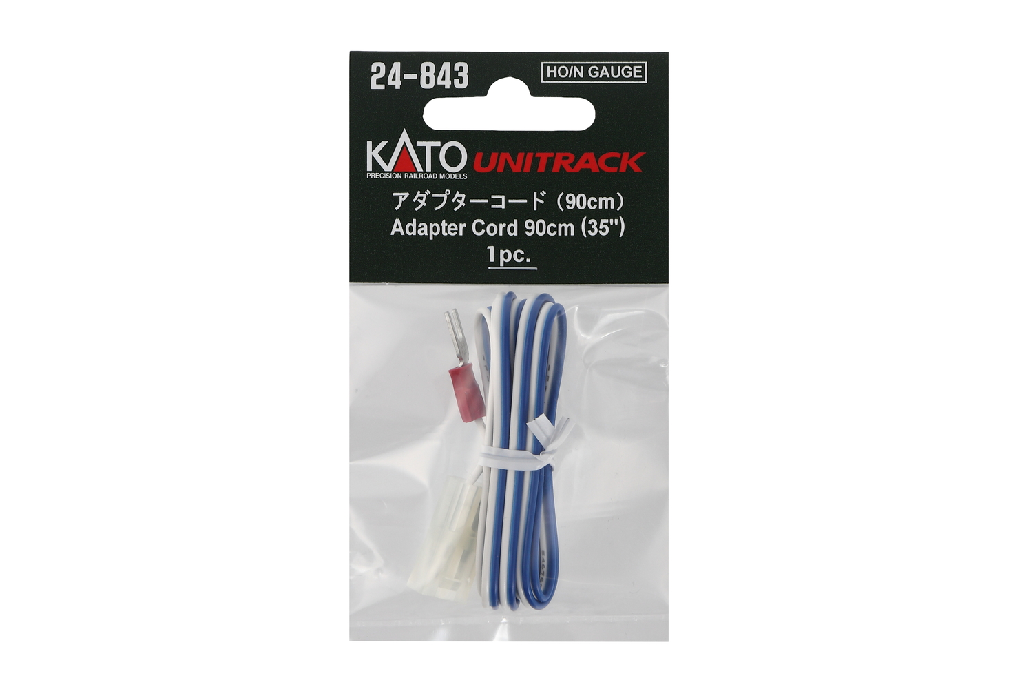Kato 24-843 Adapterkabel blau-weiß f.Übergang Trafo KATO Spur N