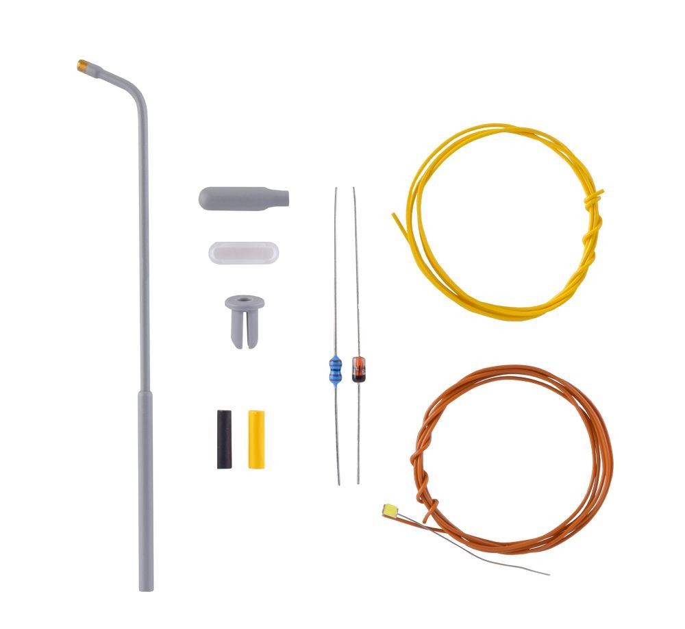 Viessmann 6922 TT Bausatz Peitschenleuchte, LED weiß