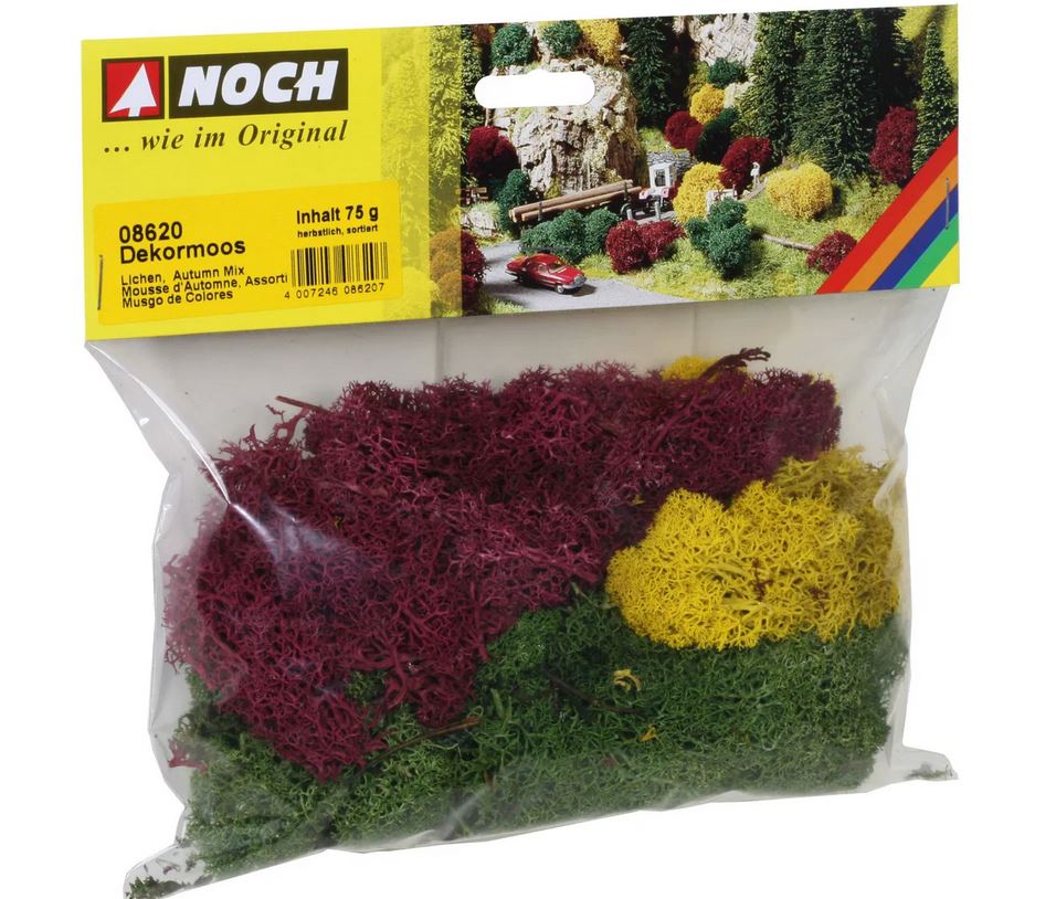 Noch 08620 Dekormoos herbstlich sortiert 75 g Beutel NEU OVP