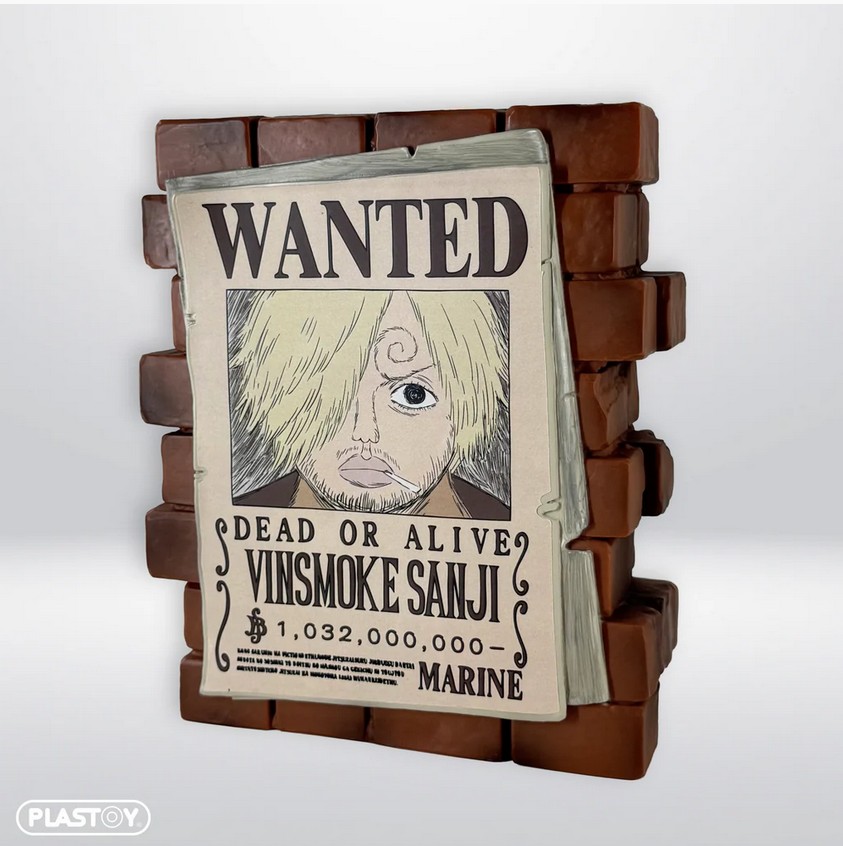 Plastoy 80282 One Piece Wanted Sanji 15 cm NEU OVP Spardose