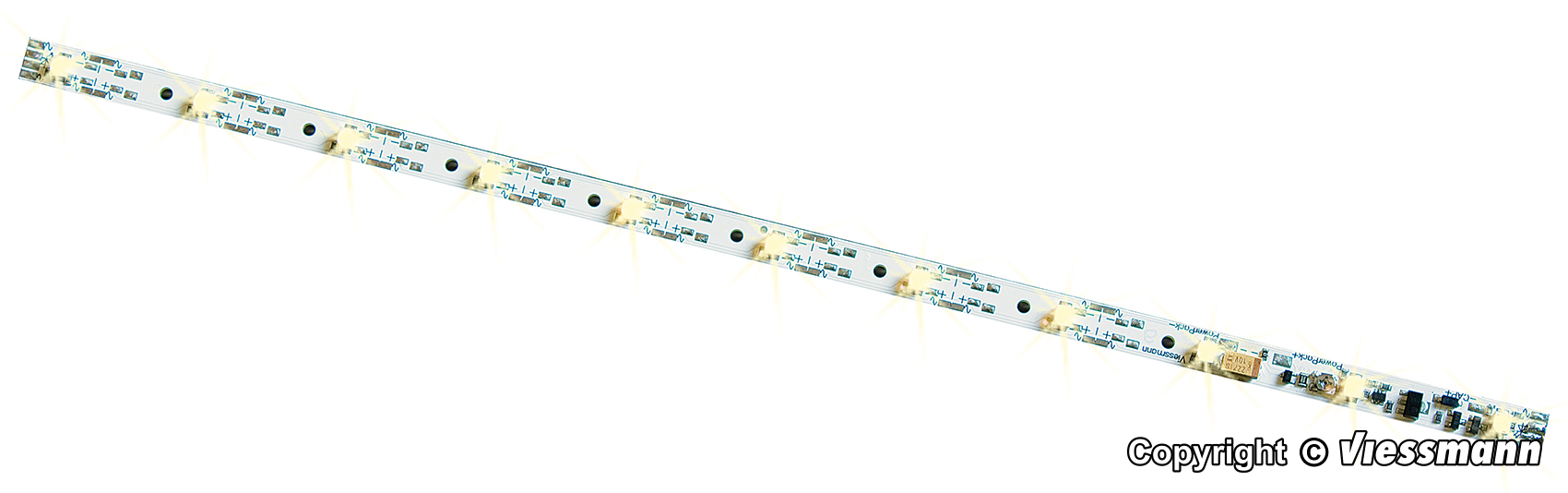 Viessmann 5050 Waggon-Innenbeleuchtung 11 LEDs warmweiß Spur H0
