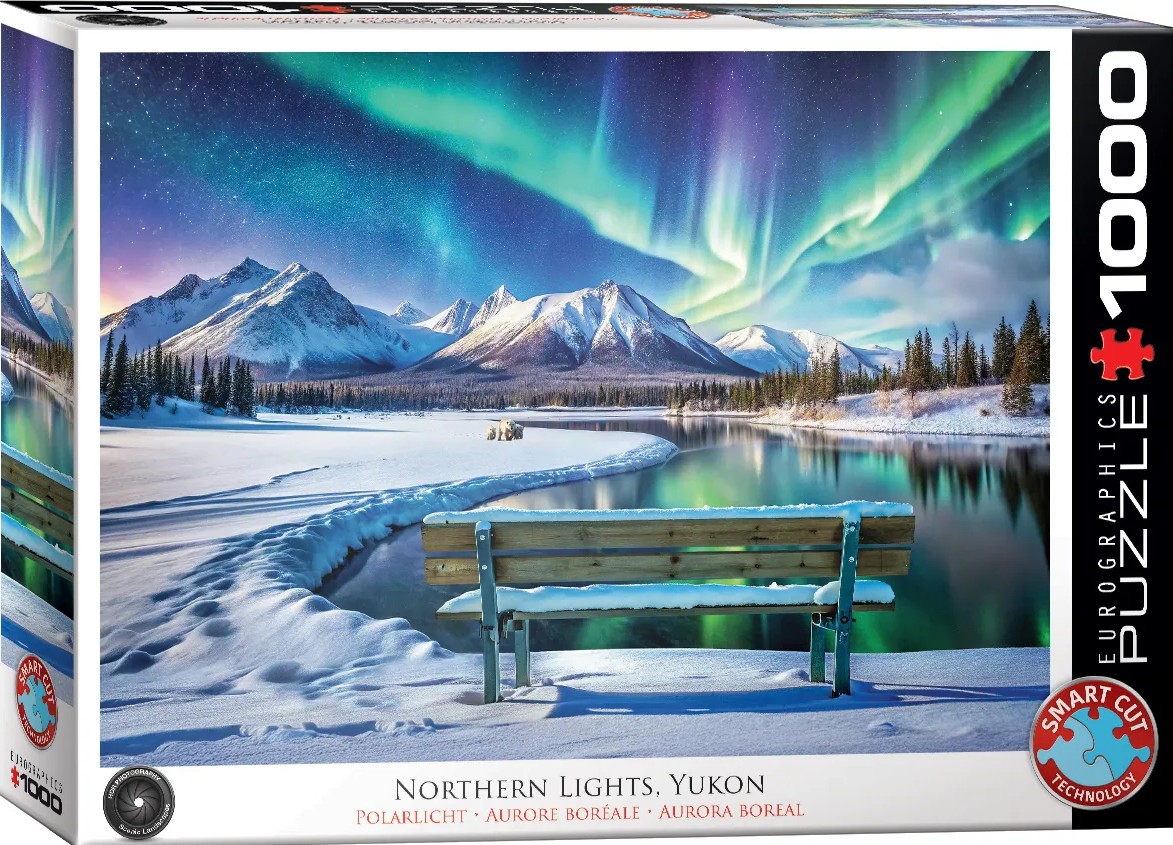EUROGRAPHICS 6000-6107 Yukon Polarlichter 1000 Teile Puzzle NEU OVP