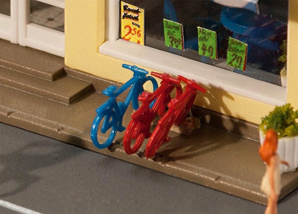 Faller 272903 8 Fahrräder 1:160 Spur N Neu OVP