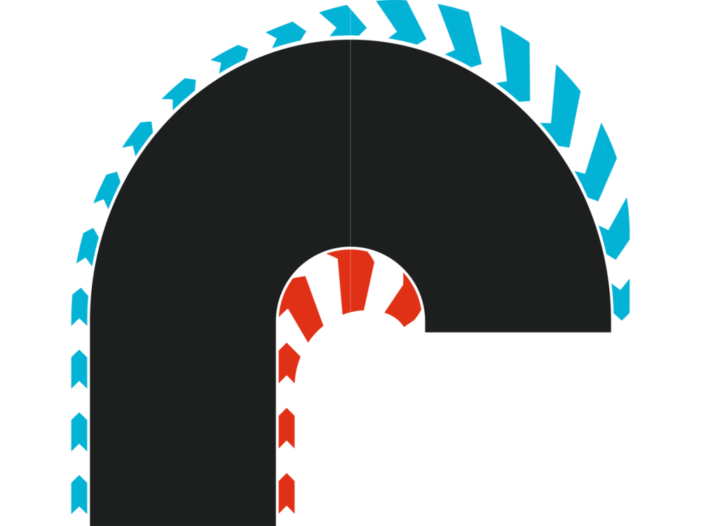 Carrera 50052005 Hairpin Curve 180° L/R Hybrid KI Gaming Rennaction
