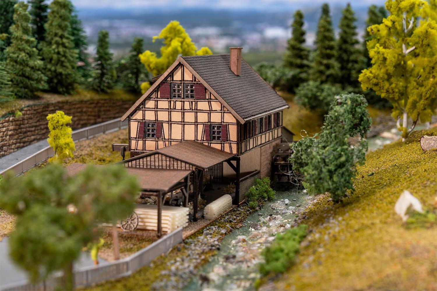 Faller 282751 Sägemühle 1:220 Spur Z Bausatz Neu OVP