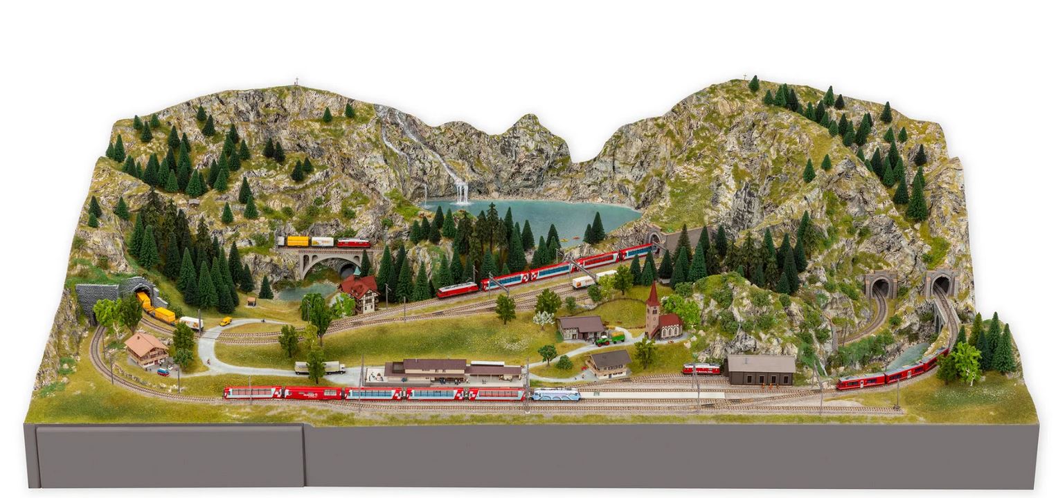 Noch 53705 easy TRACK Trassenbausatz „Albulabahn“ 1:160 Spur N