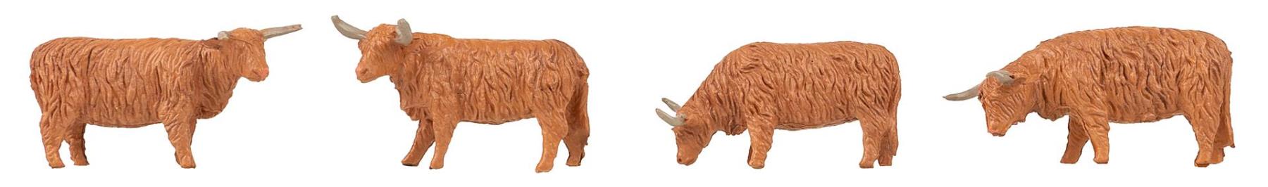 Faller 151926 Hochlandrinder rot 1:87 Spur H0 Neu OVP Tiere