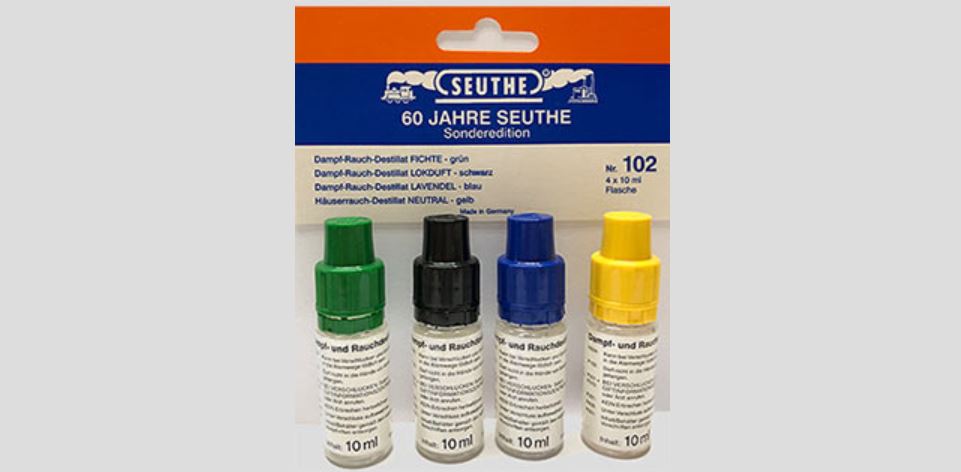 Seuthe 102 Set Dampf-Rauch-Destillat 4 x 10ml Flasche Neu OVP