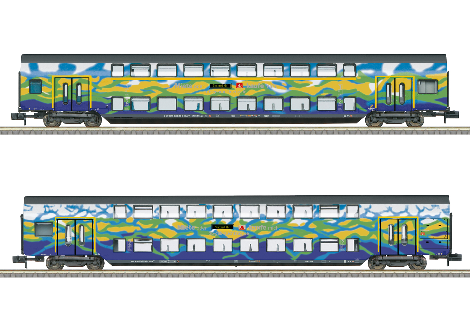 Trix 18298 Doppelstockwagen-Set Touristi